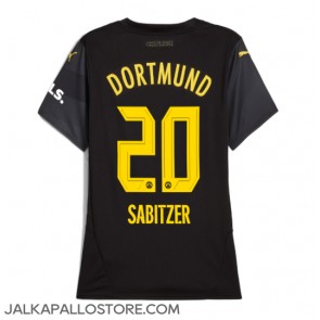 Borussia Dortmund Marcel Sabitzer #20 Vieraspaita Naisten 2024-25 Lyhythihainen